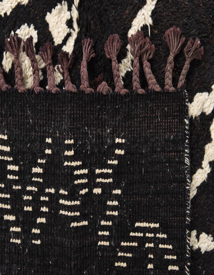 Detail image of 6' x 12' 4  Hand Knotted Moroccan Wool Runner Rug