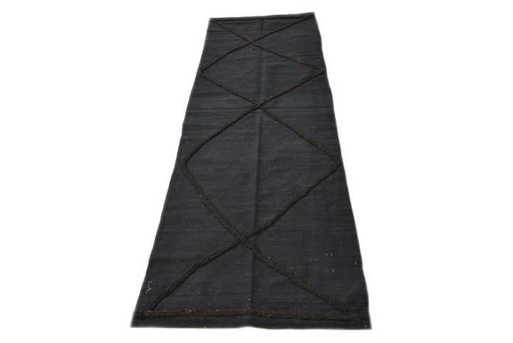 2' 4 x 7' 11 Hand Knotted Moroccan Wool Runner Rug
