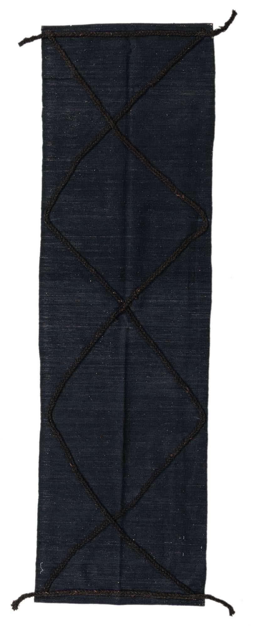 2' 4 x 7' 11 Hand Knotted Moroccan Wool Runner Rug