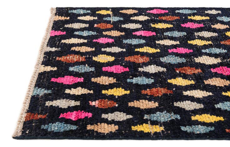 Detail image of 3' 1 x 6' 4 Hand Knotted Moroccan Wool Runner Rug