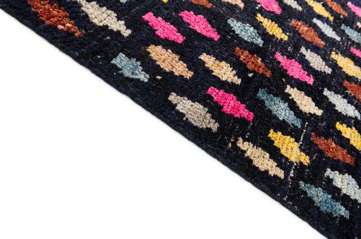 3' 1 x 6' 4 Hand Knotted Moroccan Wool Runner Rug