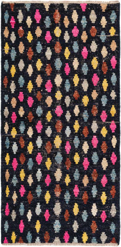 3' 1 x 6' 4 Hand Knotted Moroccan Wool Runner Rug