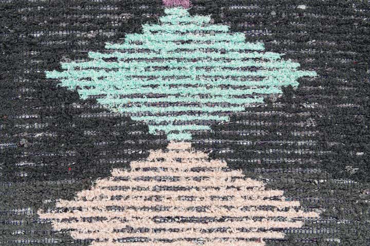2' 6 x 14' 5 Hand Knotted Moroccan Wool Runner Rug