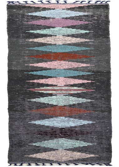 2' 6 x 14' 5 Hand Knotted Moroccan Wool Runner Rug