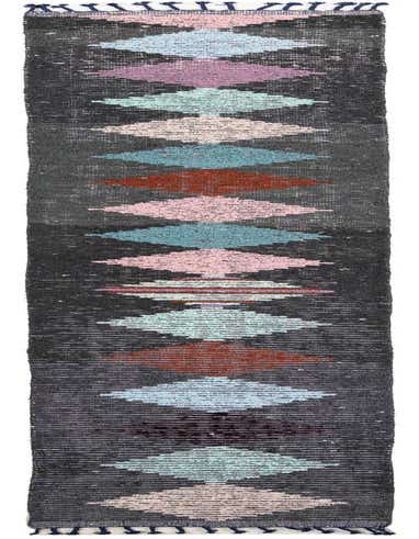 2' 6 x 14' 5 Hand Knotted Moroccan Wool Runner Rug