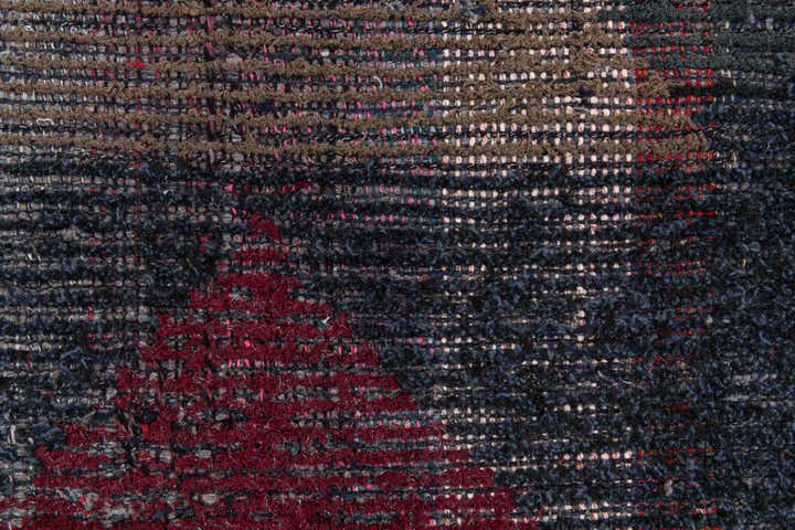 2' 6 x 9' 10 Hand Knotted Moroccan Wool Runner Rug