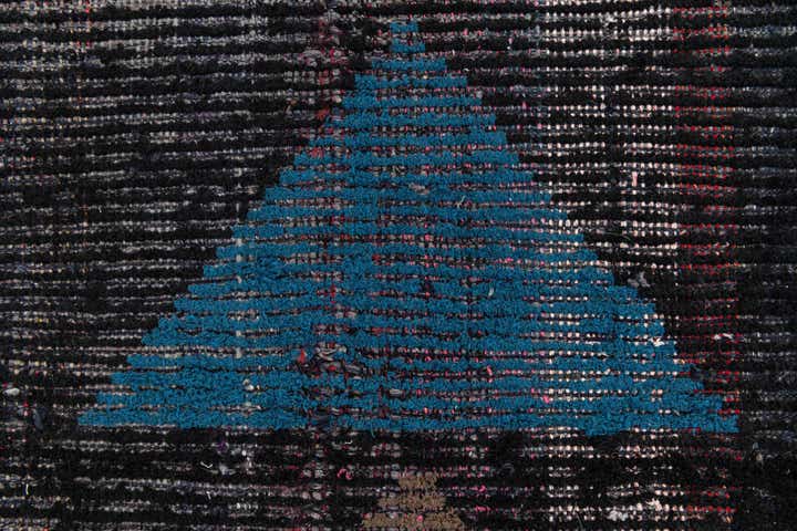 2' 6 x 9' 10 Hand Knotted Moroccan Wool Runner Rug