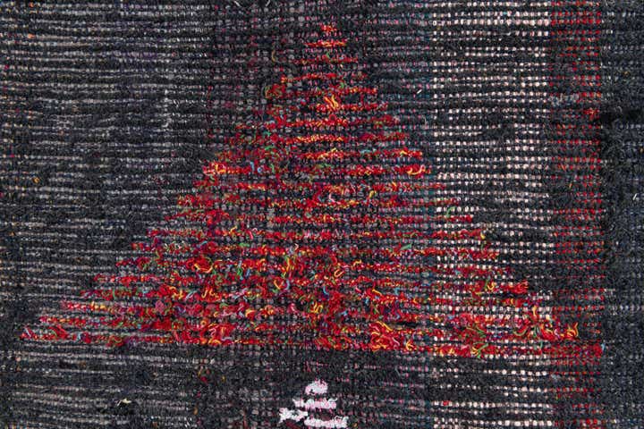 2' 6 x 9' 10 Hand Knotted Moroccan Wool Runner Rug
