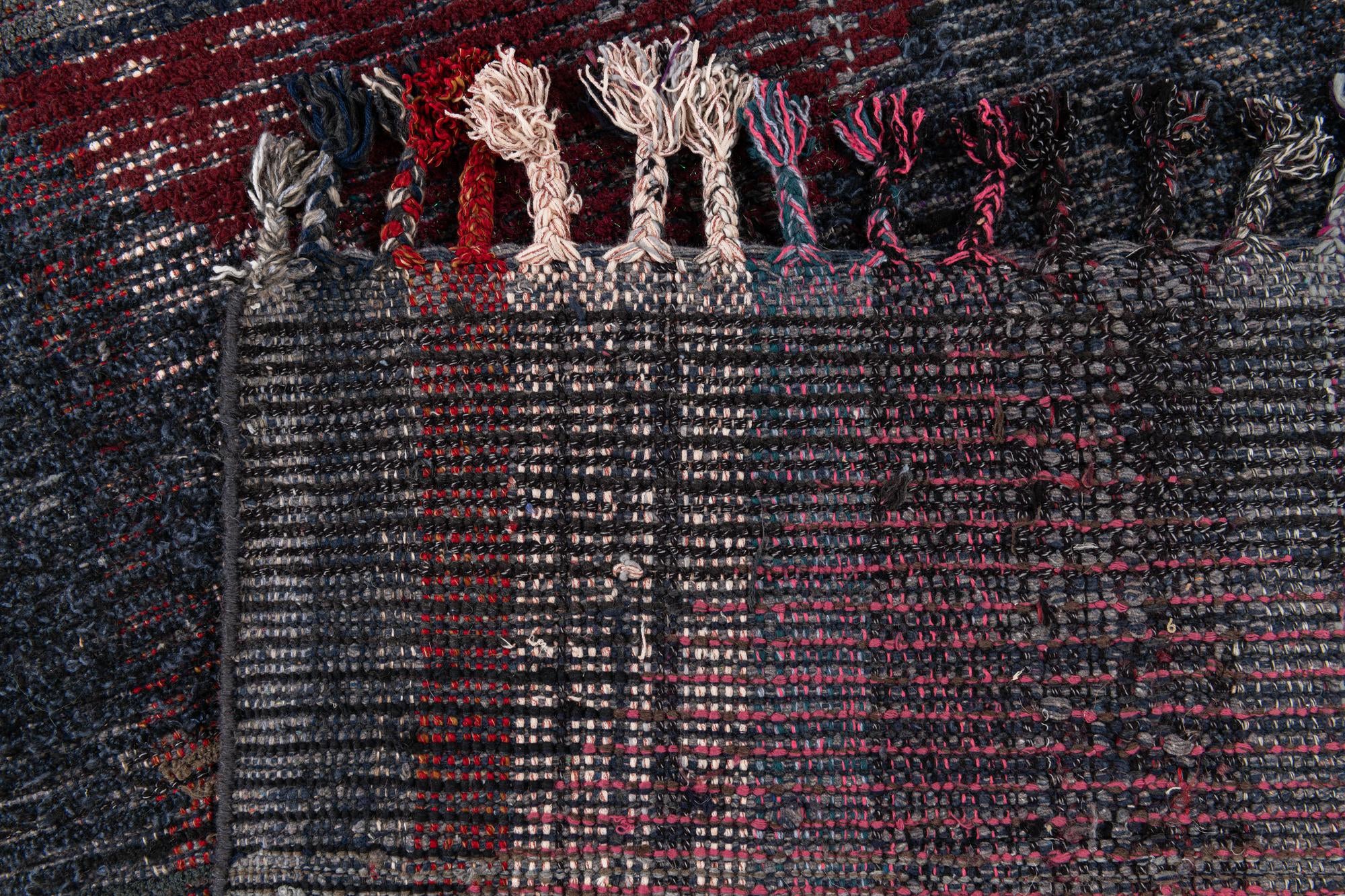 2' 6 x 9' 10 Hand Knotted Moroccan Wool Runner Rug