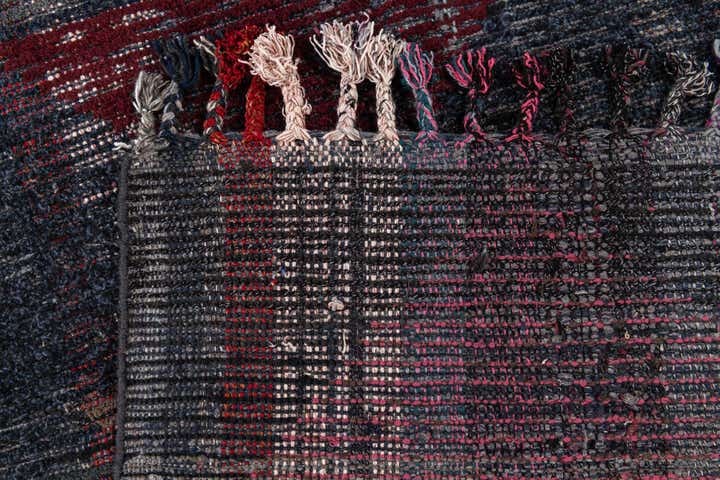 2' 6 x 9' 10 Hand Knotted Moroccan Wool Runner Rug