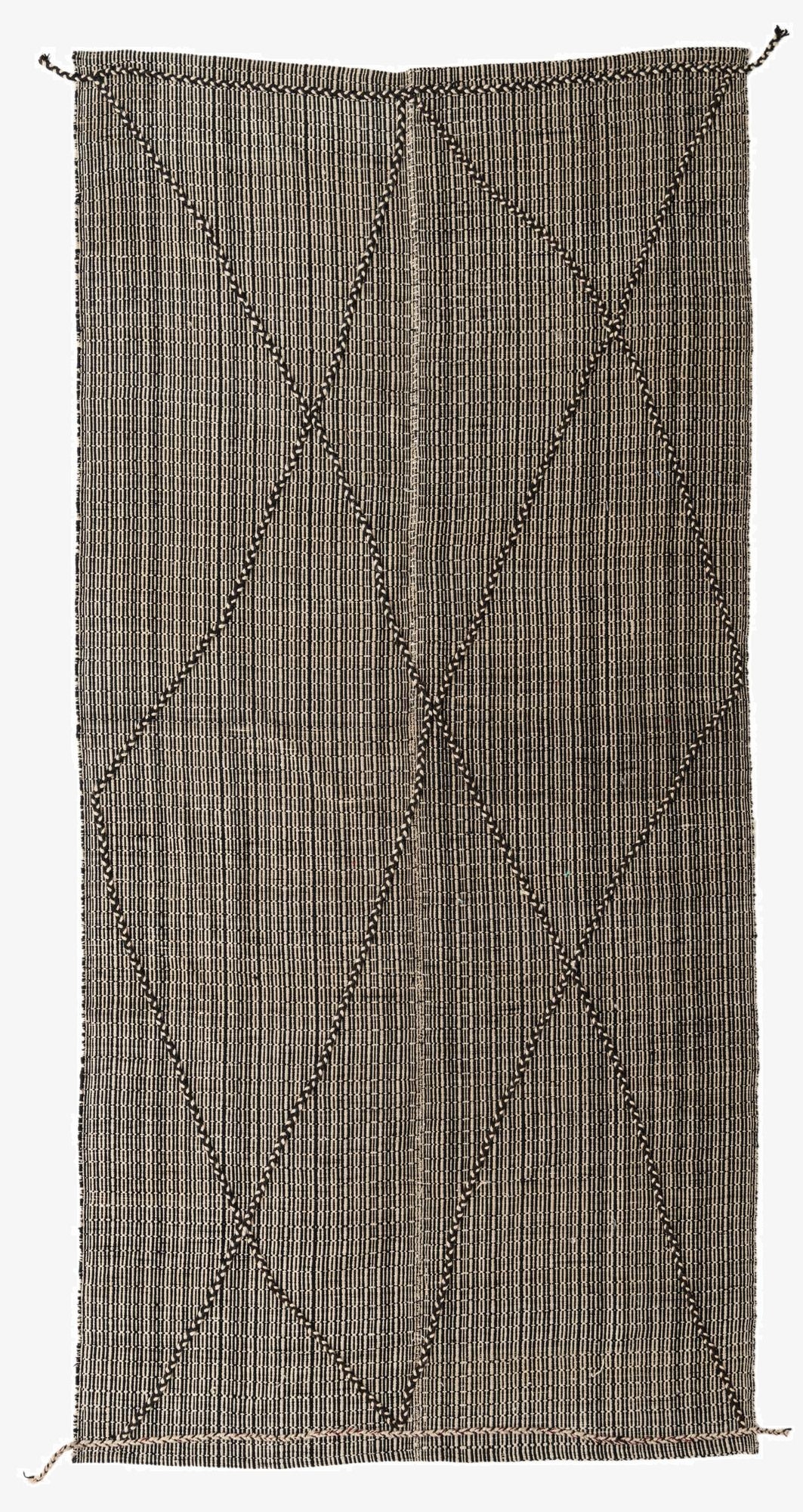 6' x 12' 2  Hand Knotted Moroccan Wool Runner Rug
