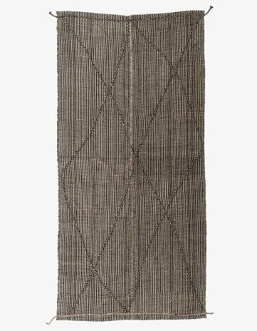 6' x 12' 2 Hand Knotted Moroccan Wool Runner Rug
