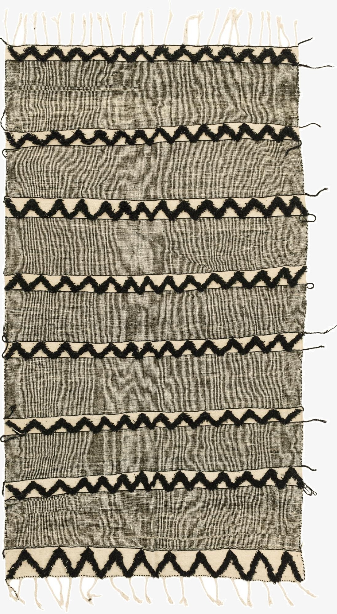 6' 3 x 12'  Hand Knotted Moroccan Wool Runner Rug