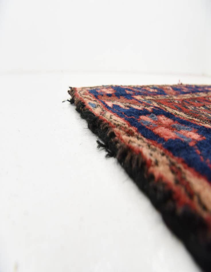 Detail image of 4' 11 x 10' 4  Hand Knotted Nahavand Persian Wool Runner Rug