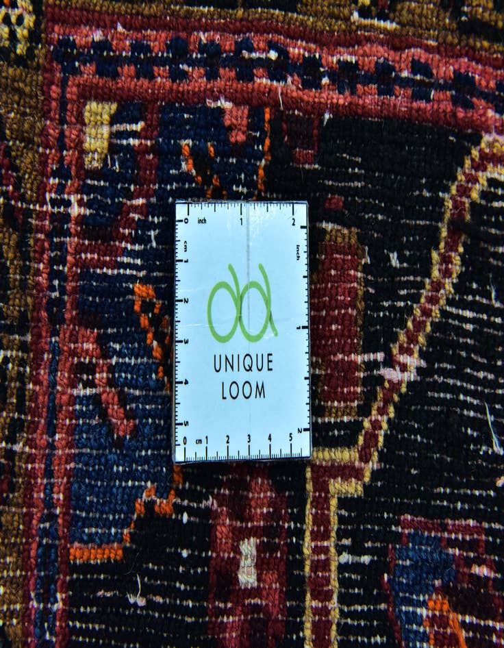 Detail image of 4' 6 x 9' Hand Knotted Nahavand Persian Wool Runner Rug