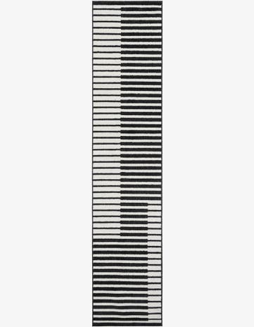 Black Oslo Runner Rug