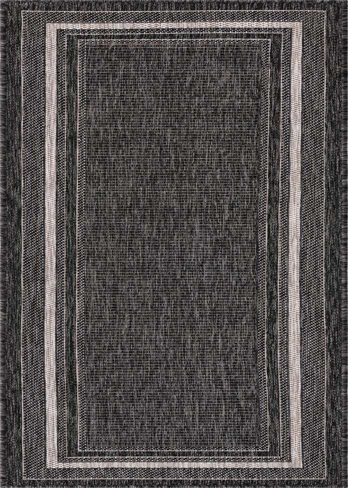 2' x 6' Easy-Clean Border Indoor / Outdoor Runner Rug