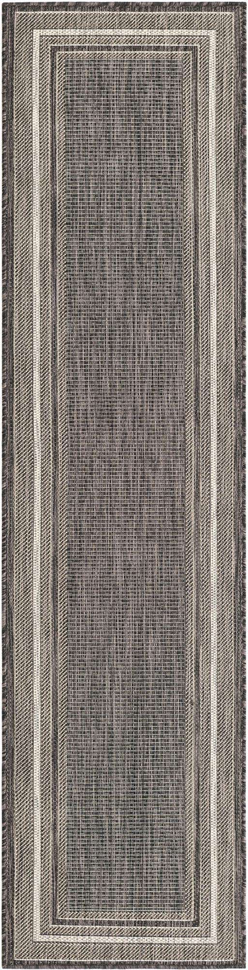 2' x 8' Easy-Clean Border Indoor / Outdoor Runner Rug