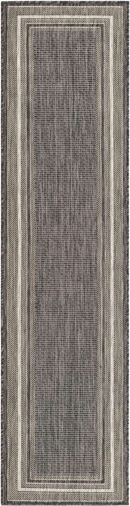 2' x 8' Easy-Clean Border Indoor / Outdoor Runner Rug