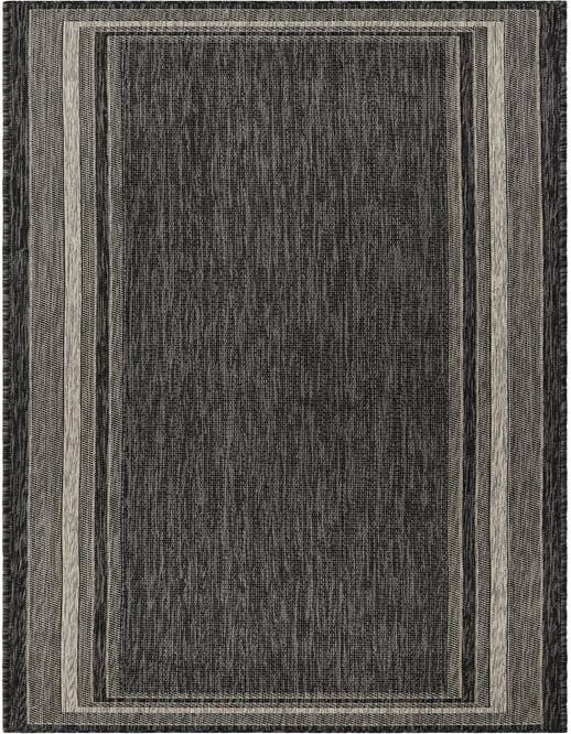 Detail image of 2' 7 x 10' Easy-Clean Border Indoor / Outdoor Runner Rug