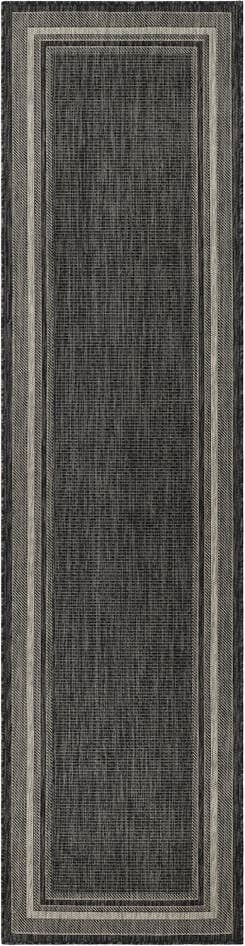 Detail image of 2' 7 x 10' Easy-Clean Border Indoor / Outdoor Runner Rug