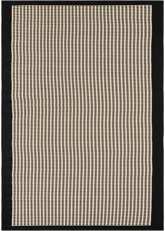 2' 7 x 10' Easy-Clean Border Indoor / Outdoor Runner Rug