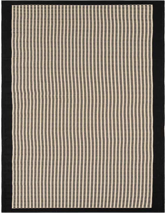 2' 7 x 10' Easy-Clean Border Indoor / Outdoor Runner Rug