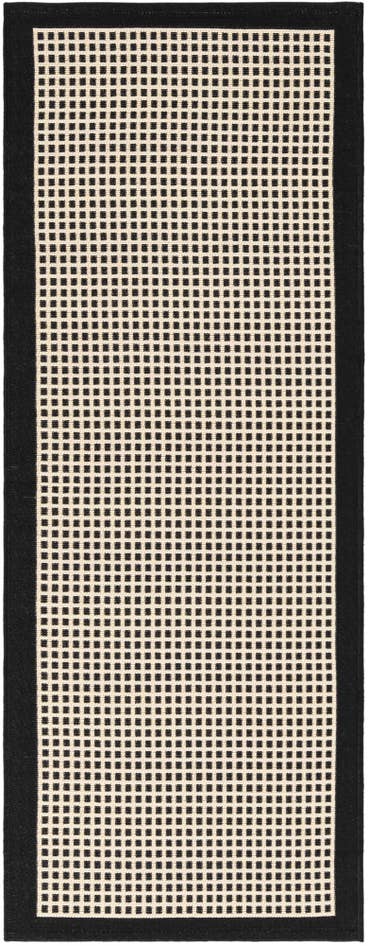 Detail image of 2' x 5' Easy-Clean Border Indoor / Outdoor Runner Rug