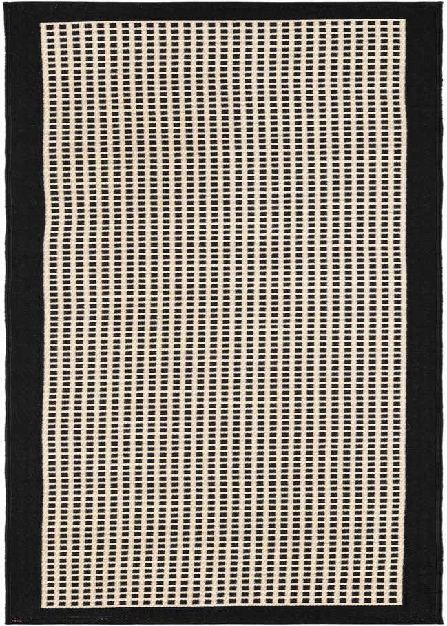 2' x 6' Easy-Clean Border Indoor / Outdoor Runner Rug