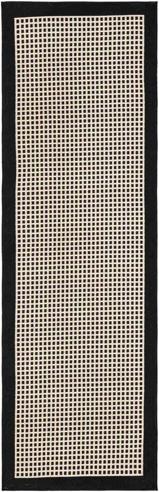 2' x 6' Easy-Clean Border Indoor / Outdoor Runner Rug