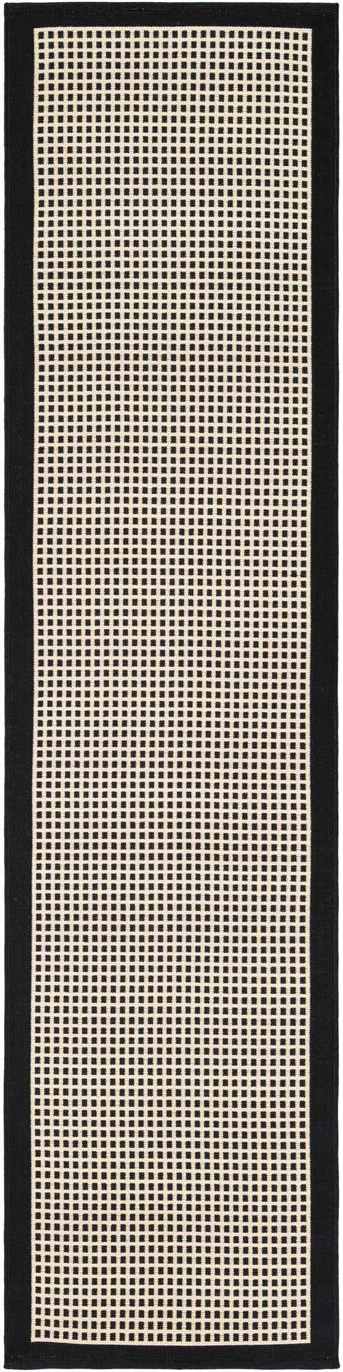 2' x 8' Easy-Clean Border Indoor / Outdoor Runner Rug