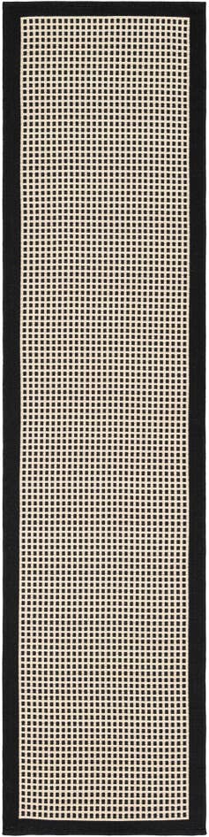 Detail image of 2' x 8' Easy-Clean Border Indoor / Outdoor Runner Rug
