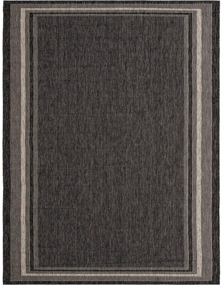 Detail image of 5' 3 x 14' 8 Easy-Clean Border Indoor / Outdoor Runner Rug