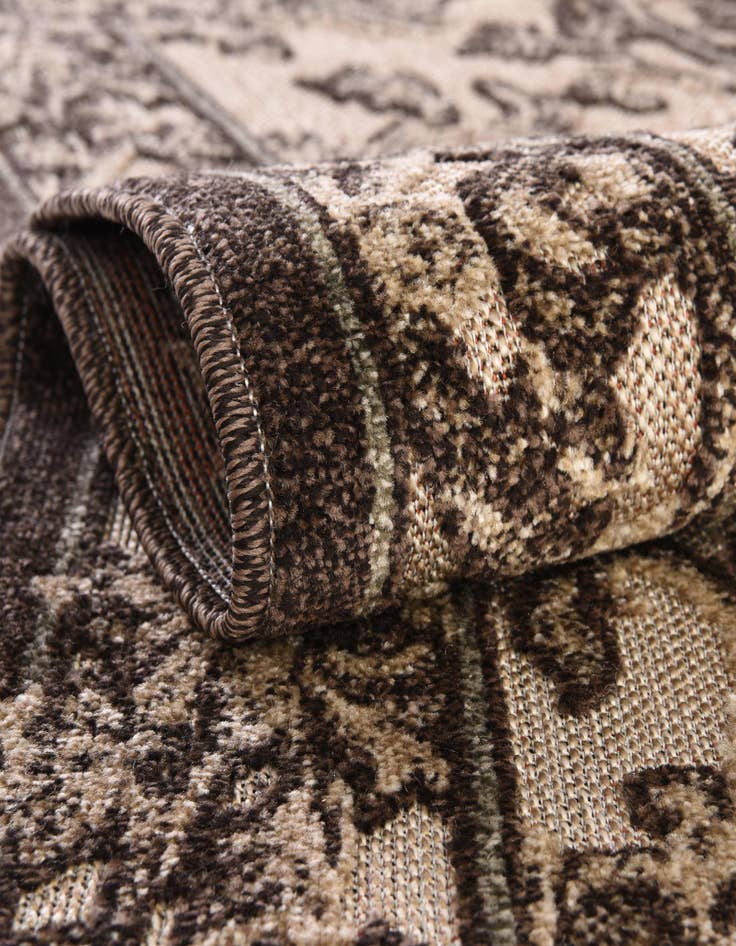 Detail image of 2' x 6'  Washable Botanical Indoor / Outdoor Runner Rug