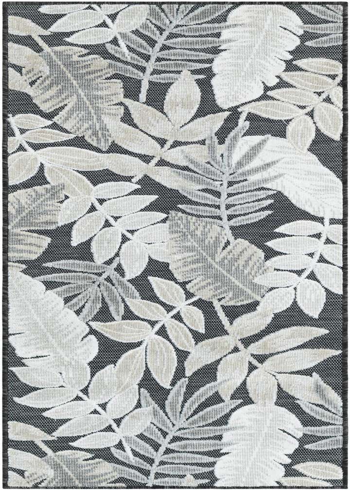 2' 2 x 5' 3 Easy-Clean Botanical Indoor / Outdoor Runner Rug