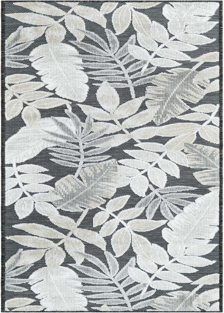 2' 2 x 6' Easy-Clean Botanical Indoor / Outdoor Runner Rug