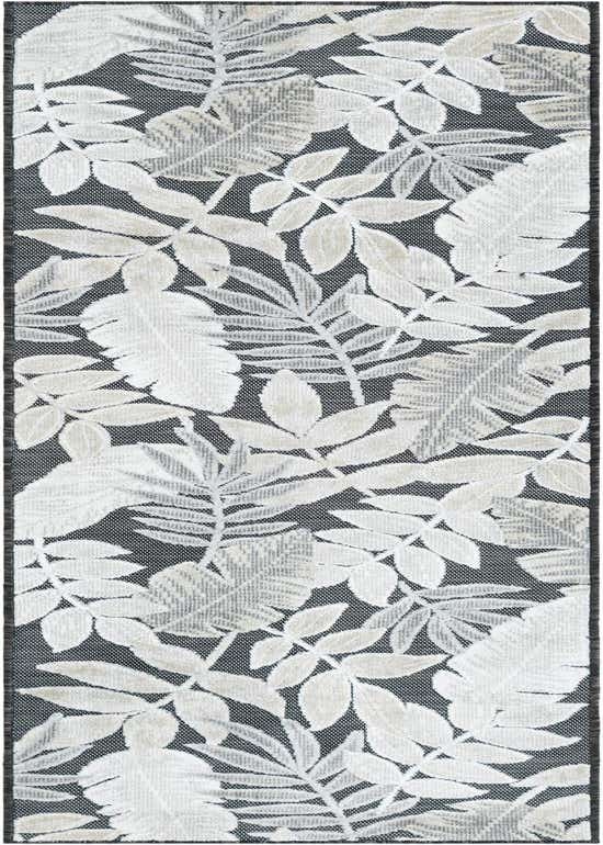 2' 2 x 8' Easy-Clean Botanical Indoor / Outdoor Runner Rug