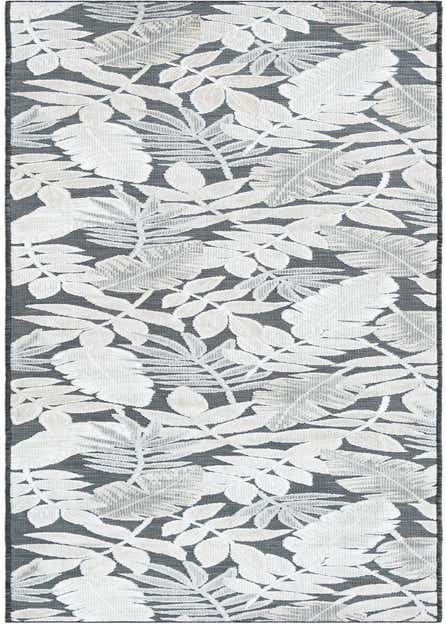 2' 7 x 12' Easy-Clean Botanical Indoor / Outdoor Runner Rug