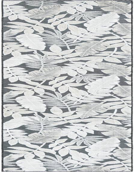 Detail image of 2' 7 x 12' Easy-Clean Botanical Indoor / Outdoor Runner Rug