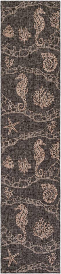 Detail image of 2' 7 x 12' Easy-Clean Coastal Indoor / Outdoor Runner Rug