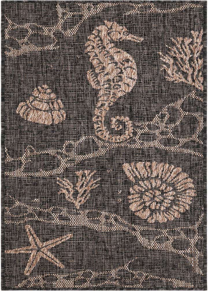 2' x 4' Easy-Clean Coastal Indoor / Outdoor Runner Rug