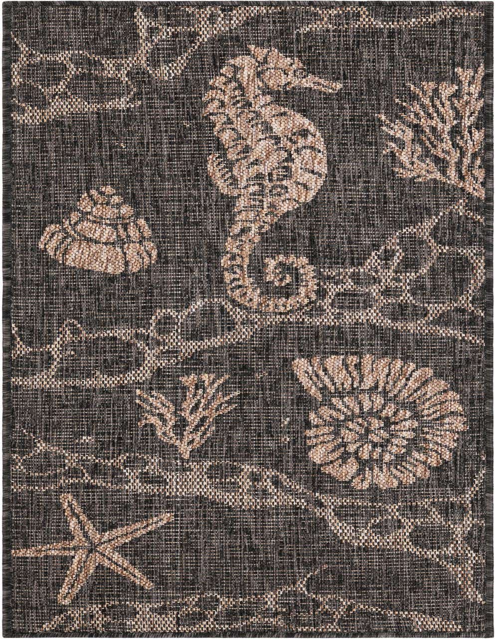 2' x 4' Easy-Clean Coastal Indoor / Outdoor Runner Rug