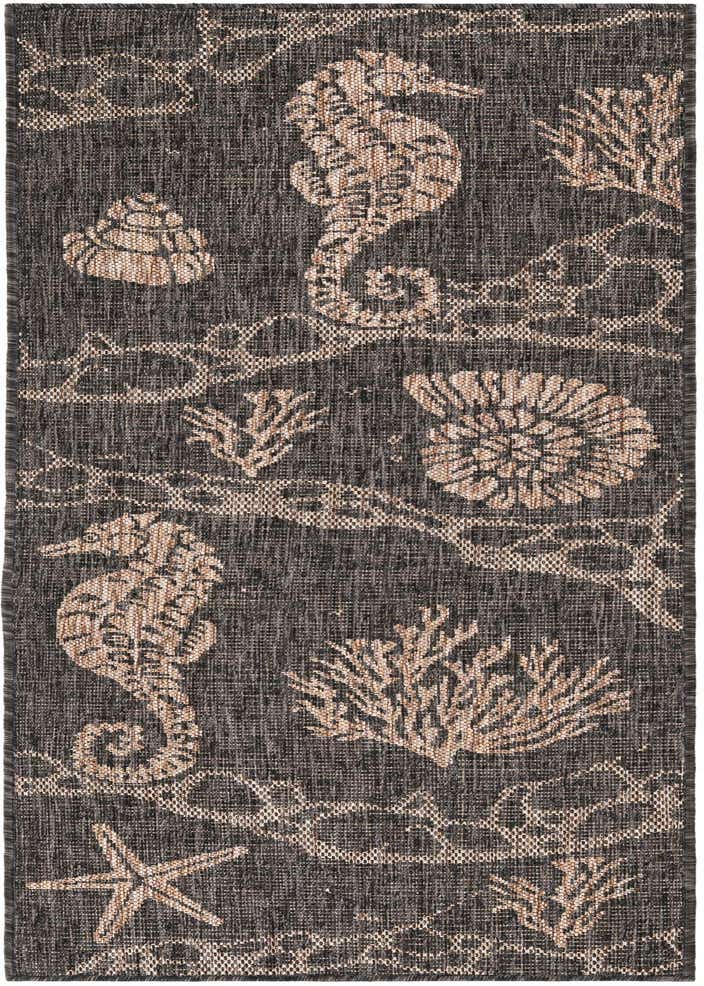 2' x 6' Easy-Clean Coastal Indoor / Outdoor Runner Rug