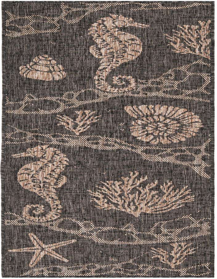 2' x 6' Easy-Clean Coastal Indoor / Outdoor Runner Rug