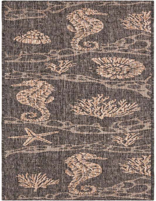 2' x 8' Easy-Clean Coastal Indoor / Outdoor Runner Rug