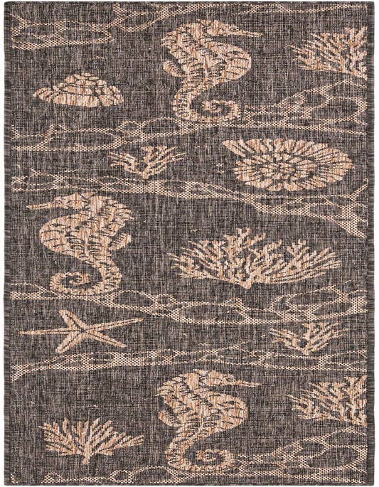 Detail image of 2' x 8' Easy-Clean Coastal Indoor / Outdoor Runner Rug