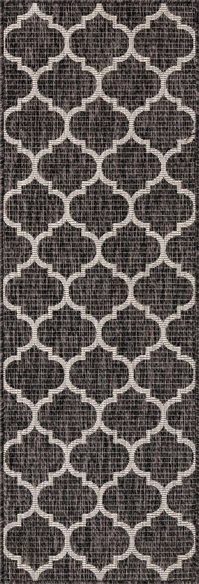 2' x 6' Easy-Clean Lattice Indoor / Outdoor Runner Rug