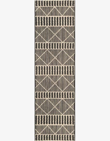 2' x 7' Easy-Clean Lattice Indoor / Outdoor Runner Rug