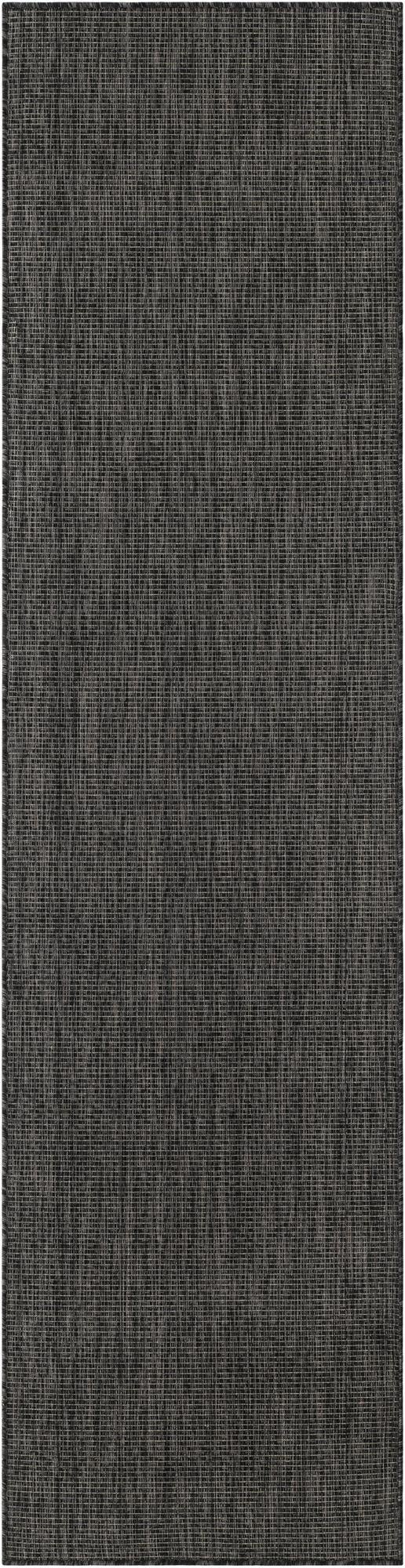 Primary image 2' 7 x 10'  Washable Solid Indoor / Outdoor Runner Rug