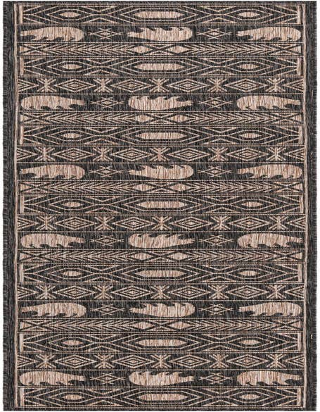 Detail image of 2' 7 x 12' Easy-Clean Southwestern Indoor / Outdoor Runner Rug